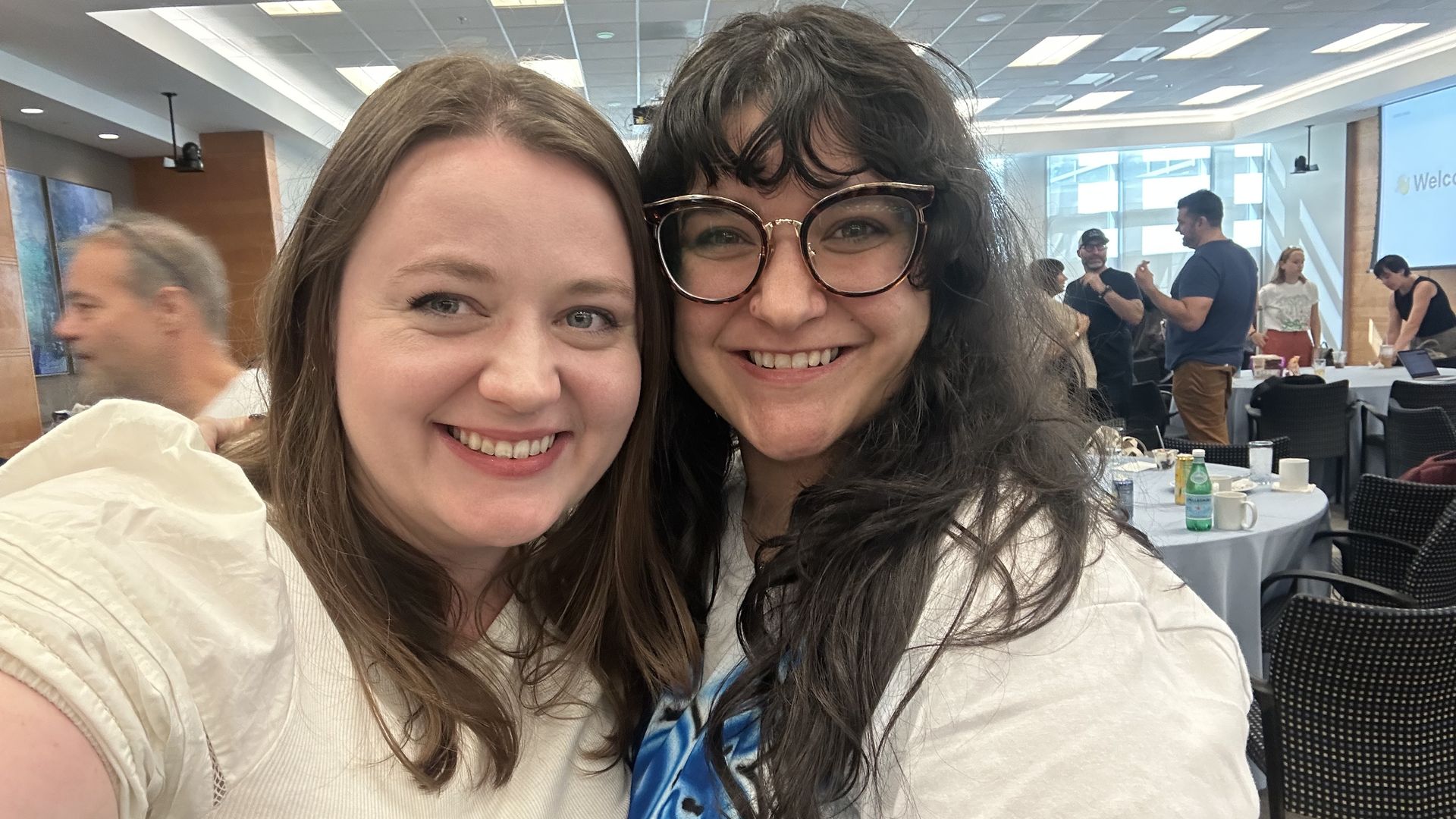 Alex Golden and editor Chloe Gonzales