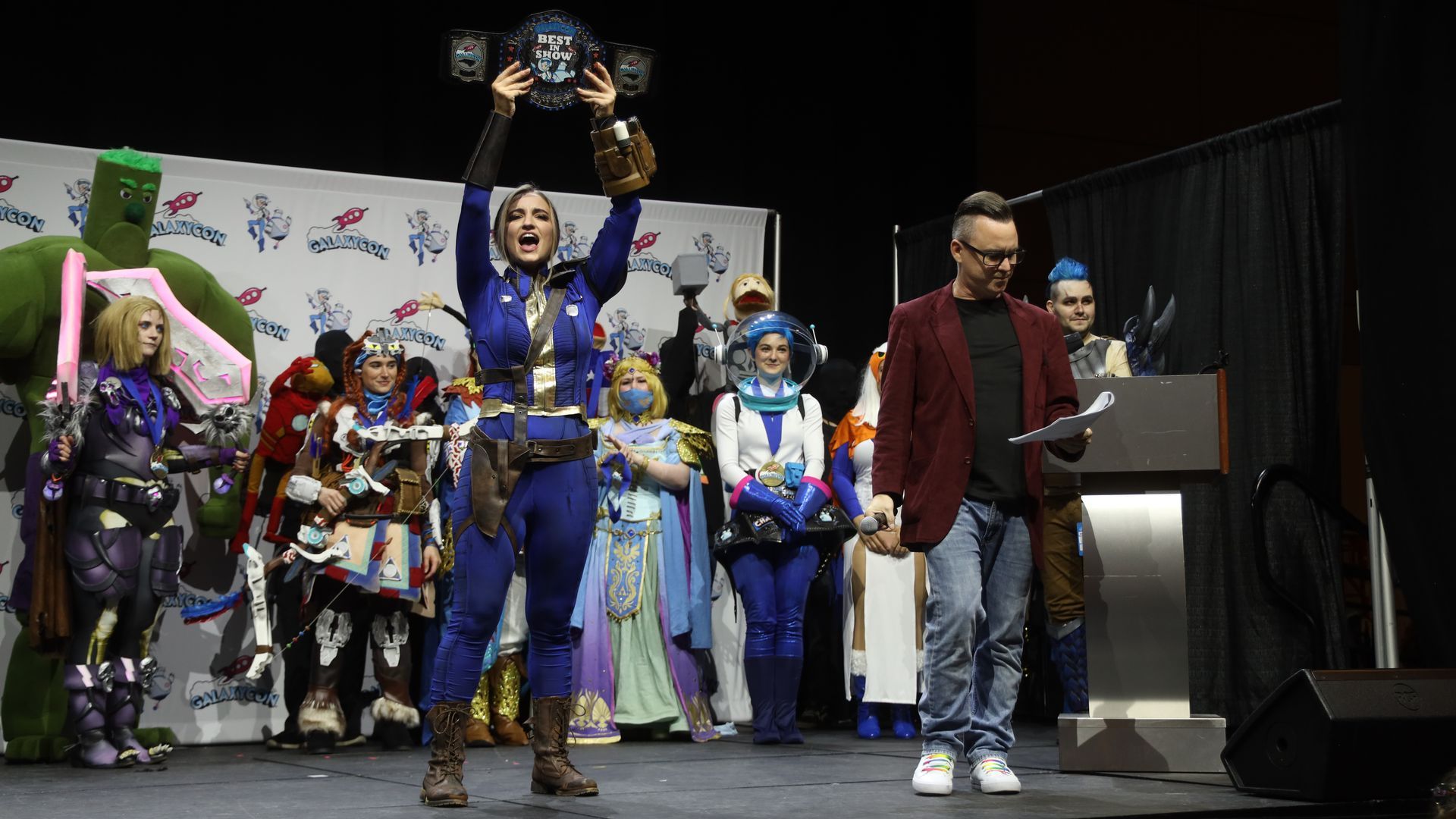 A cosplay competition at last year's GalaxyCon in Raleigh. Photo: Courtesy of GalaxyCon