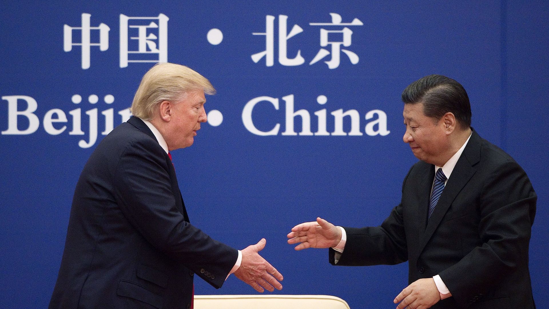 Trump and China's president Xi
