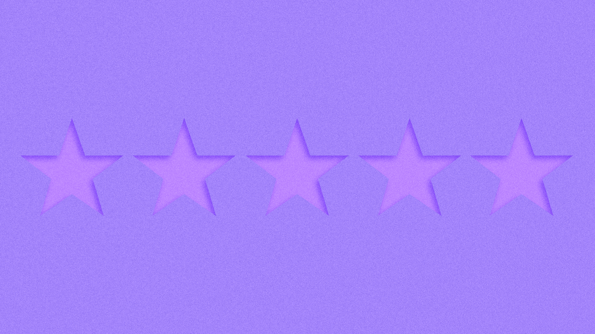 Animated gif of a a five star rating appearing and disappearing 