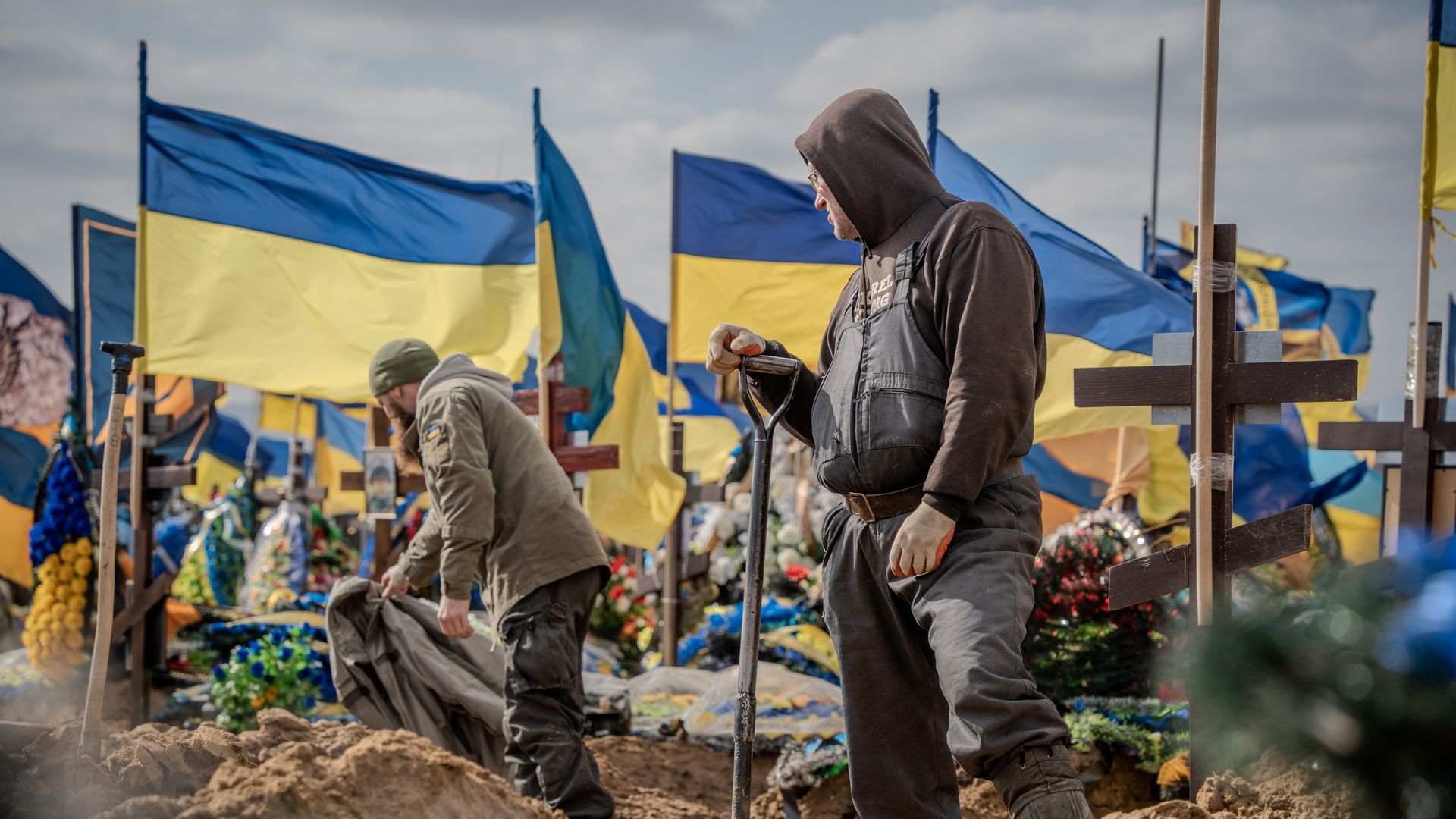Ukraine funeral