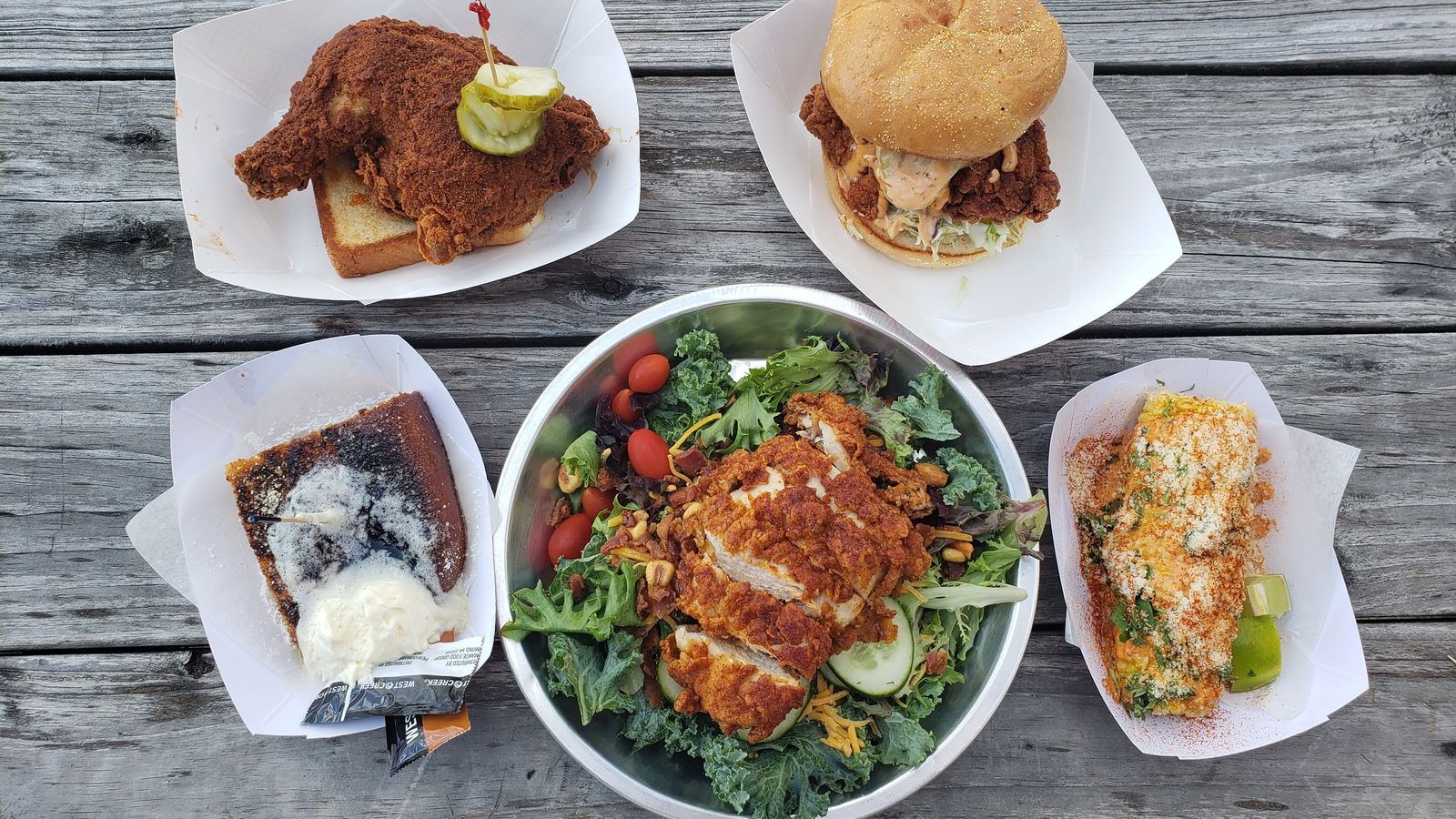 Glorious chicken at the PopUp Chicken Shop in Bloomington, Illinois