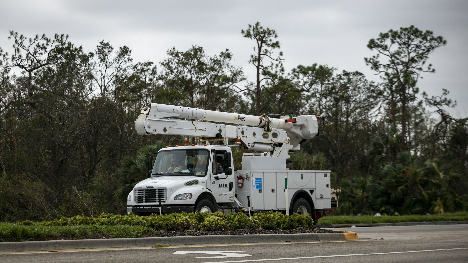a utility truck