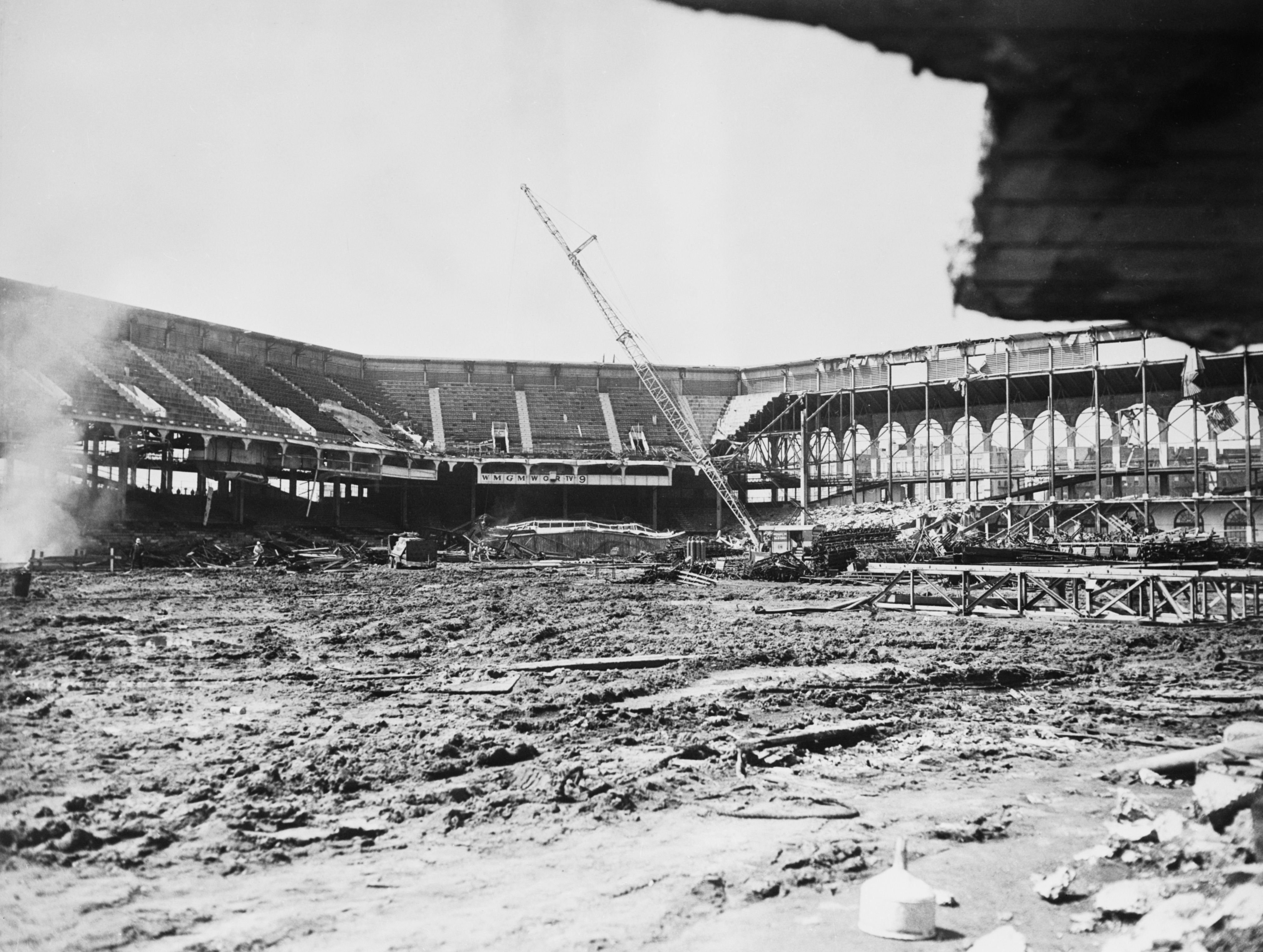 Ebbets Field after it was demolished