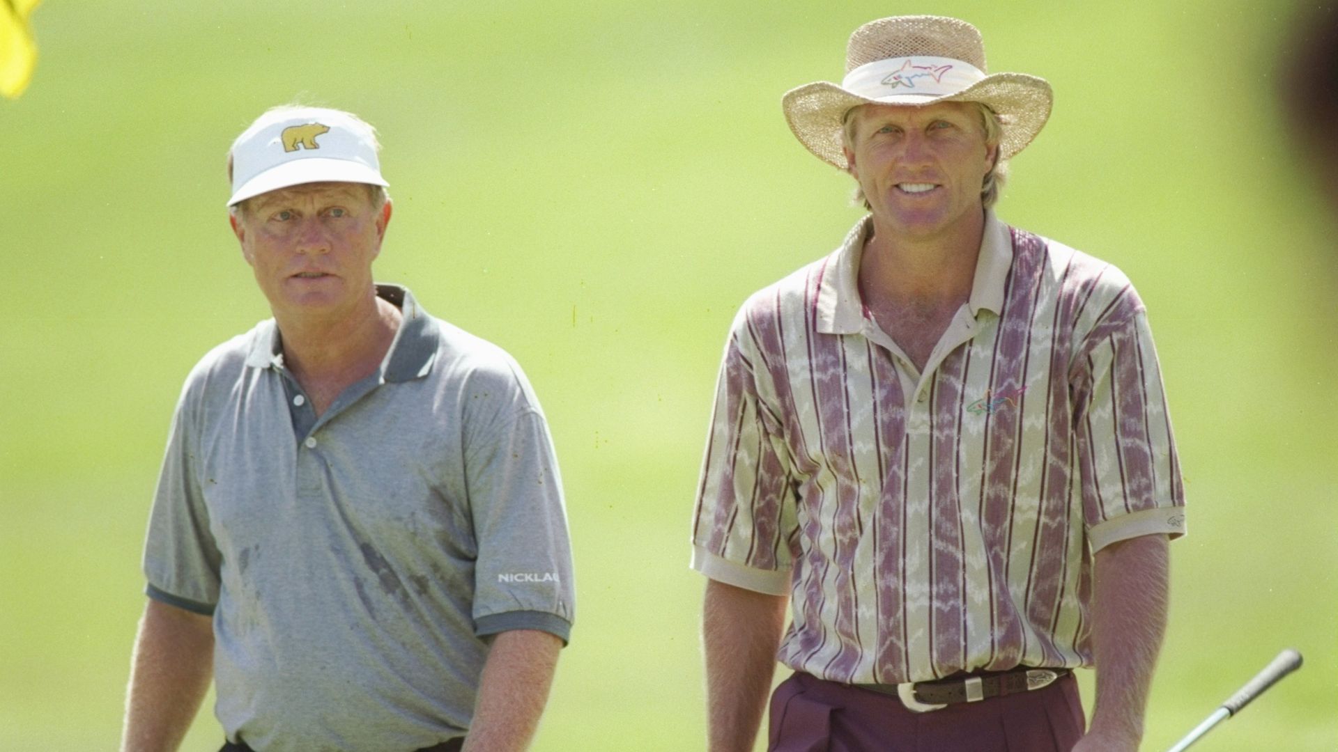 Jack Nicklaus and Greg Norman