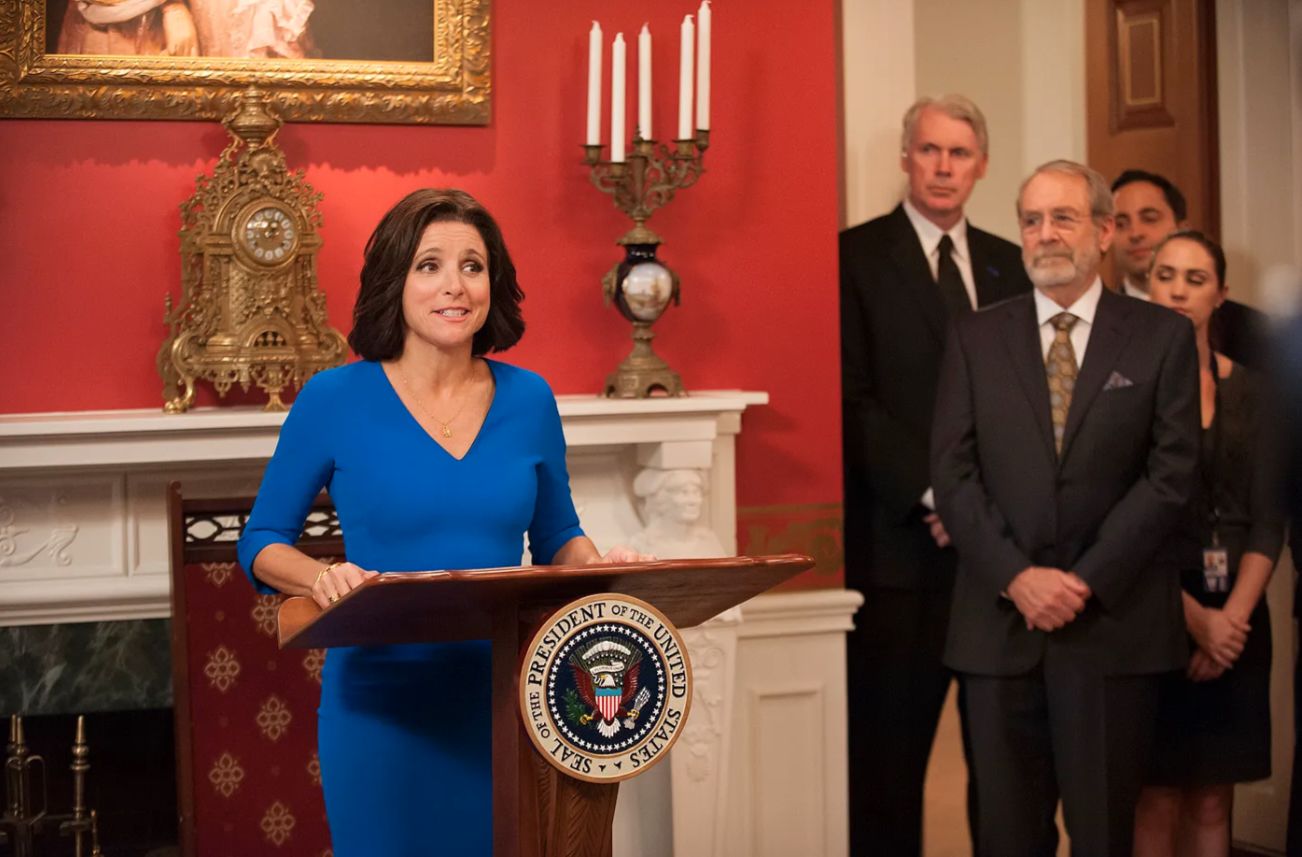 Julia Louis-Dreyfus played the character of Selina Meyer in HBO's "Veep" from 2012 to 2019.