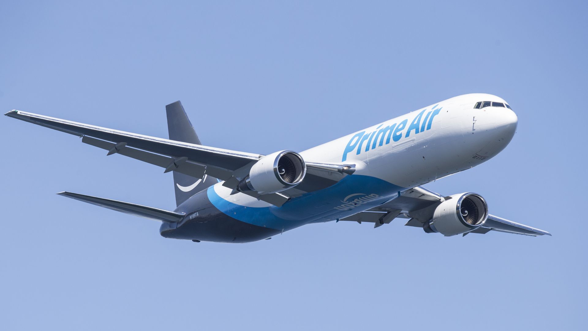 Prime Air–branded airplane
