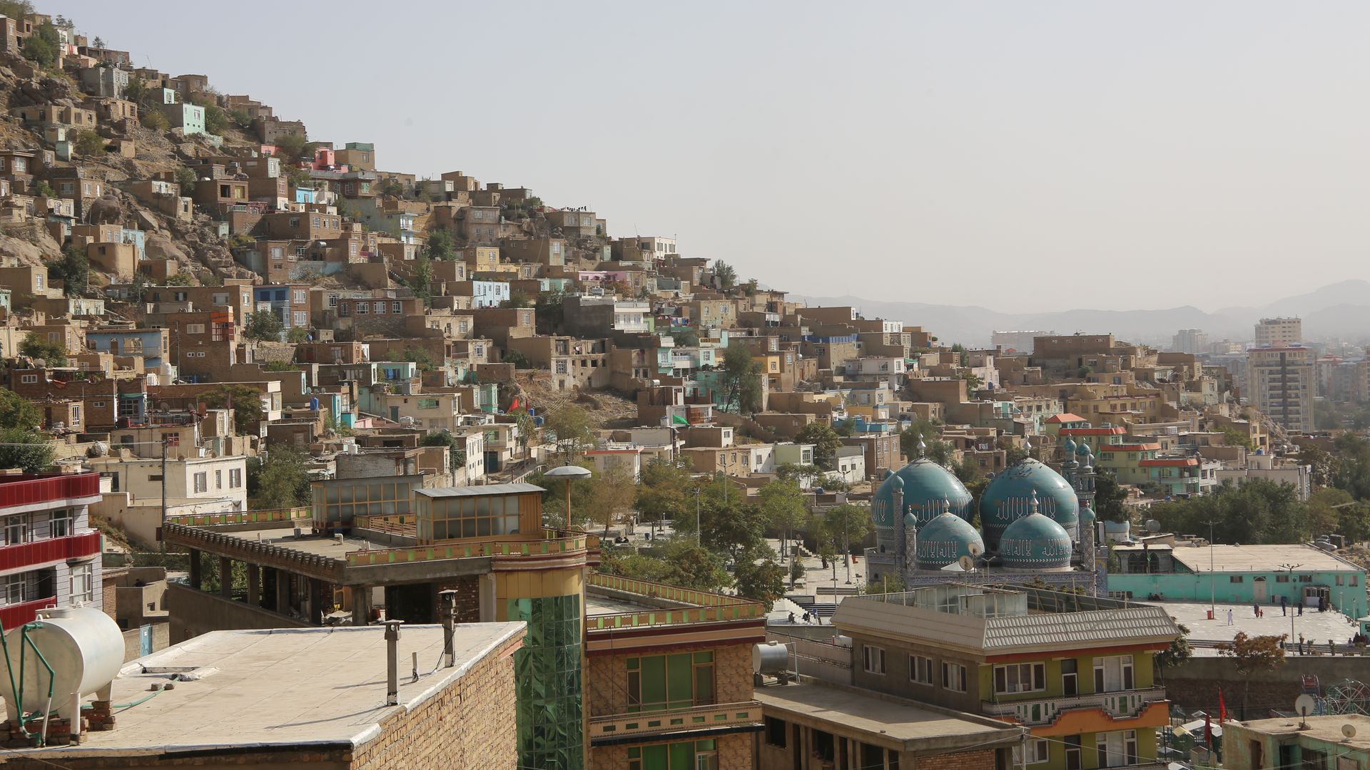 A general view of Karte-Ye-Sakhi area in Kabul, Afghanistan on October 05, 2021. (