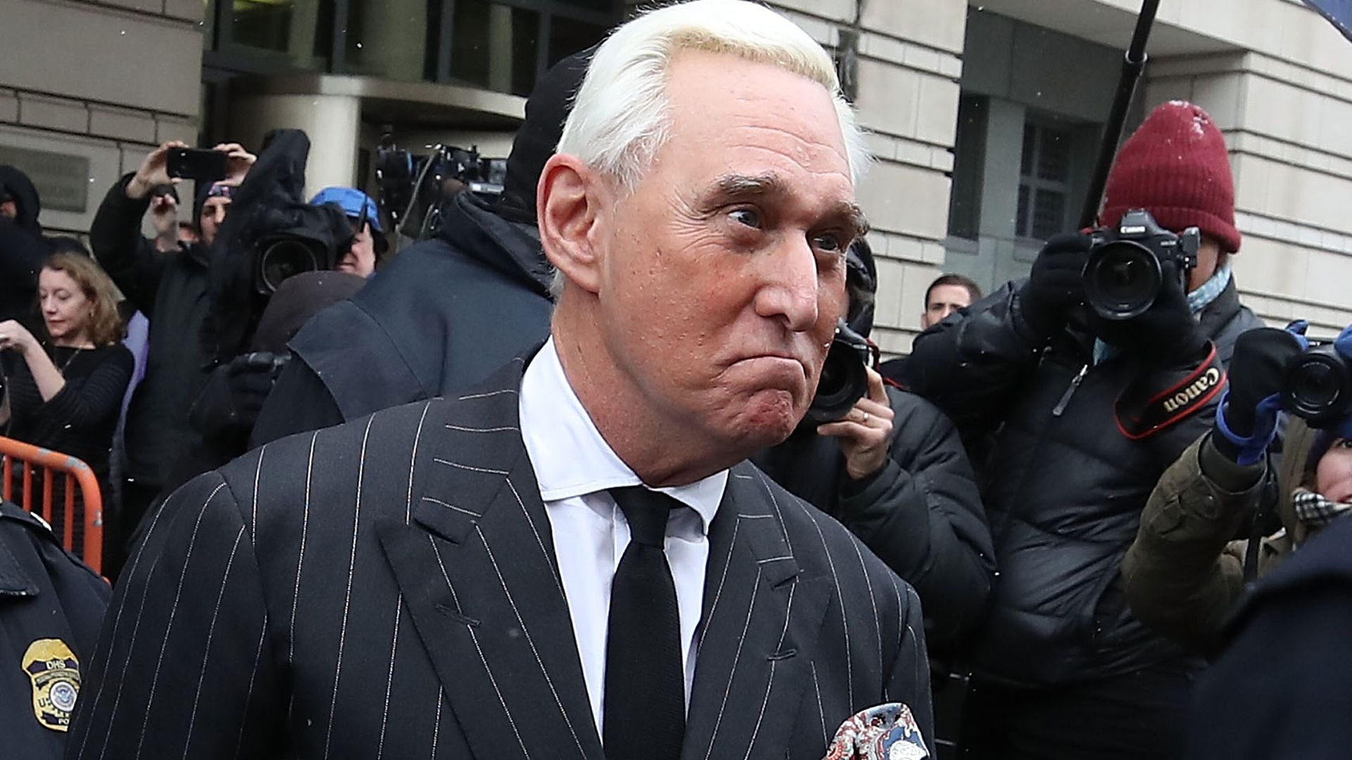 Roger Stone says his book didn't violated the gag order because it had already been published online.
