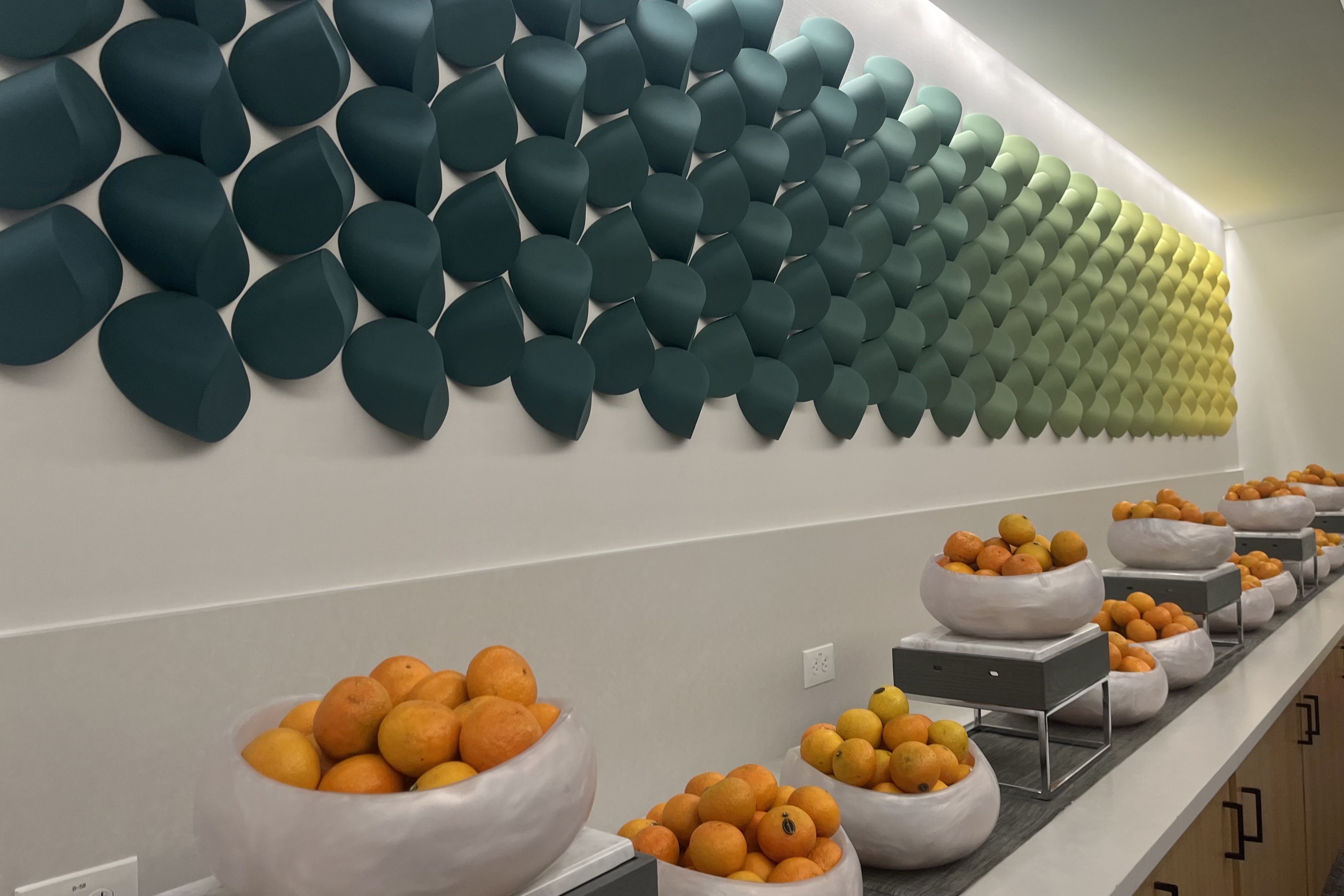 Fruit and wall art