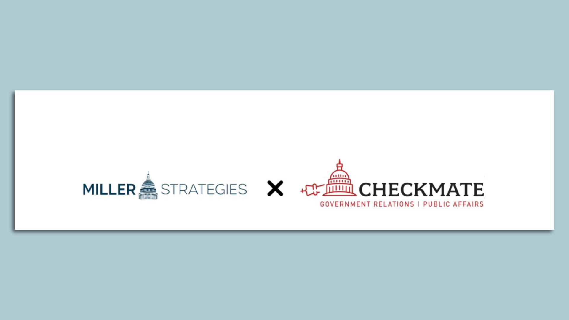 Logos of Miller Strategies, Checkmate