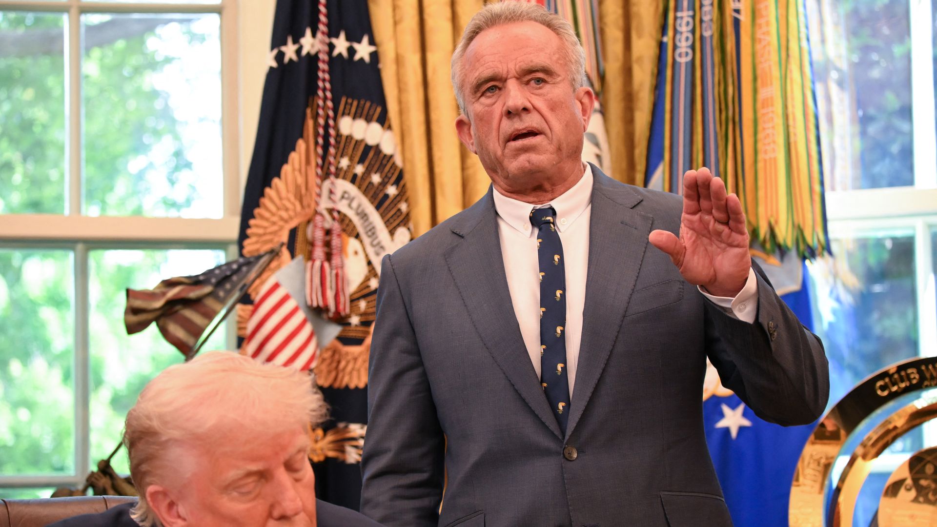 RFK Jr. in the Oval Office with Trump