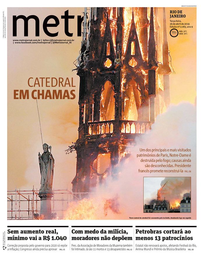 Brazil newspaper cover