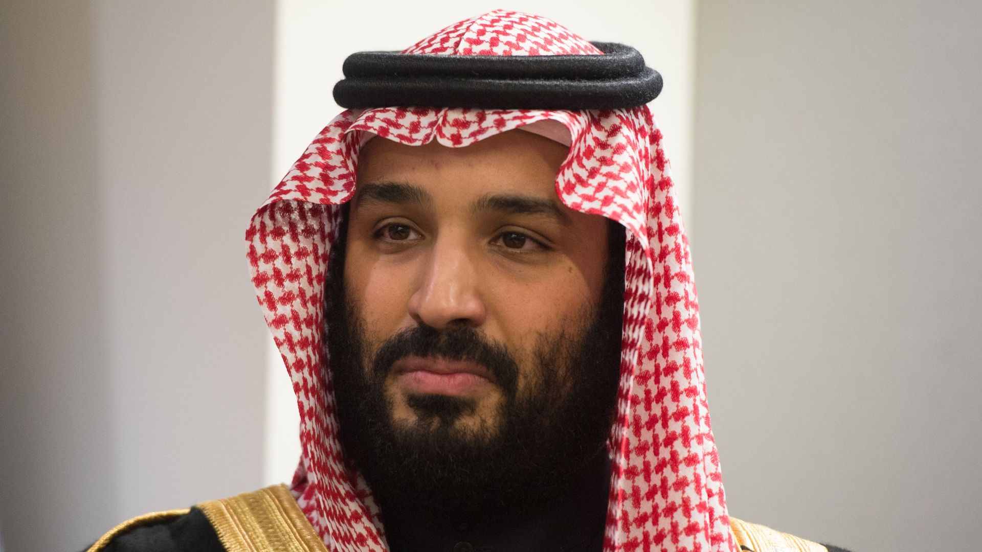  Head shot of Prince Mohammed bin Salman Al Saud, Crown Prince, Kingdom of Saudi Arabia