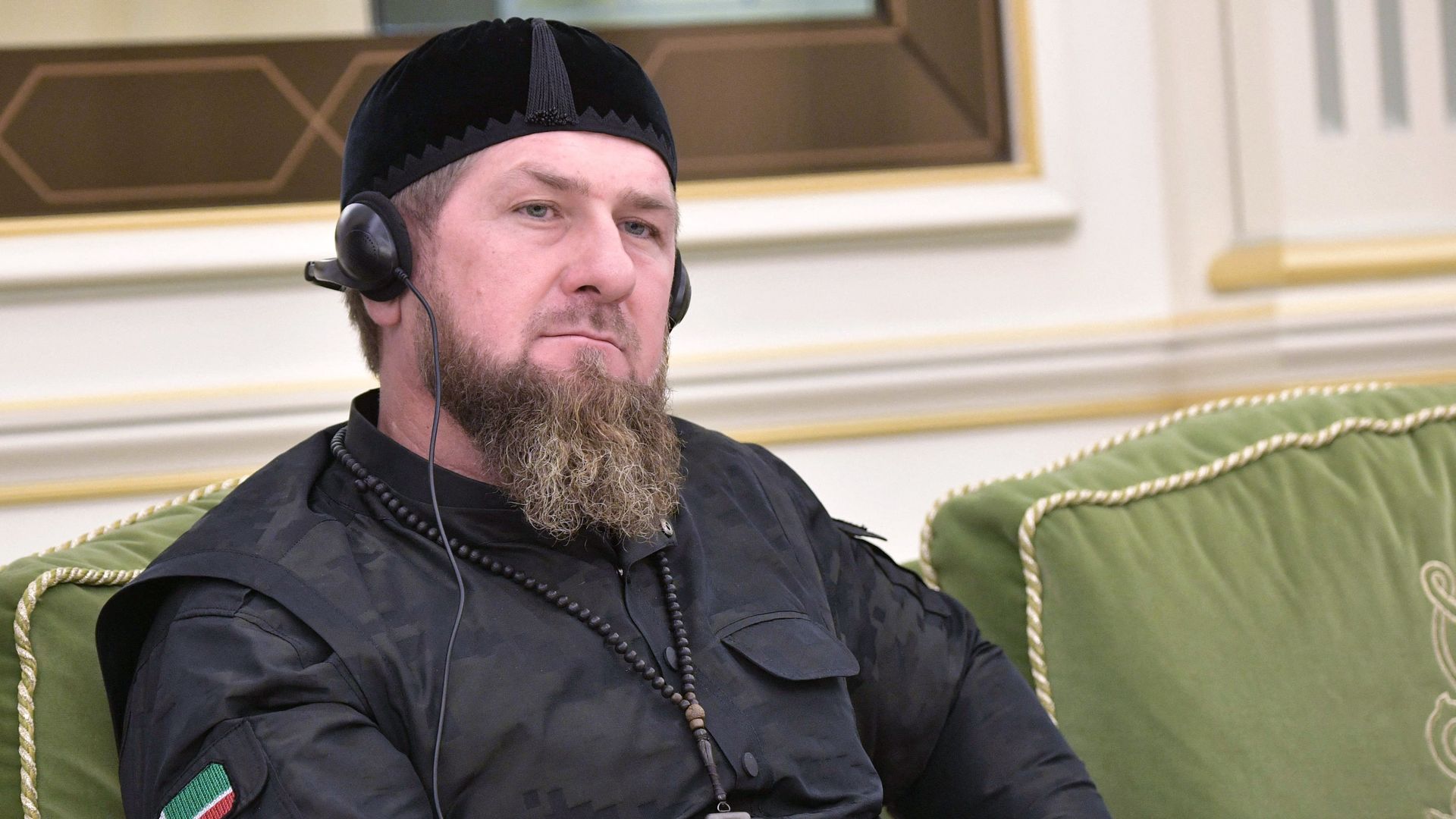 Chechnya's leader Ramzan Kadyrov in Riyadh, Saudi Arabia, on October 14, 2019. 