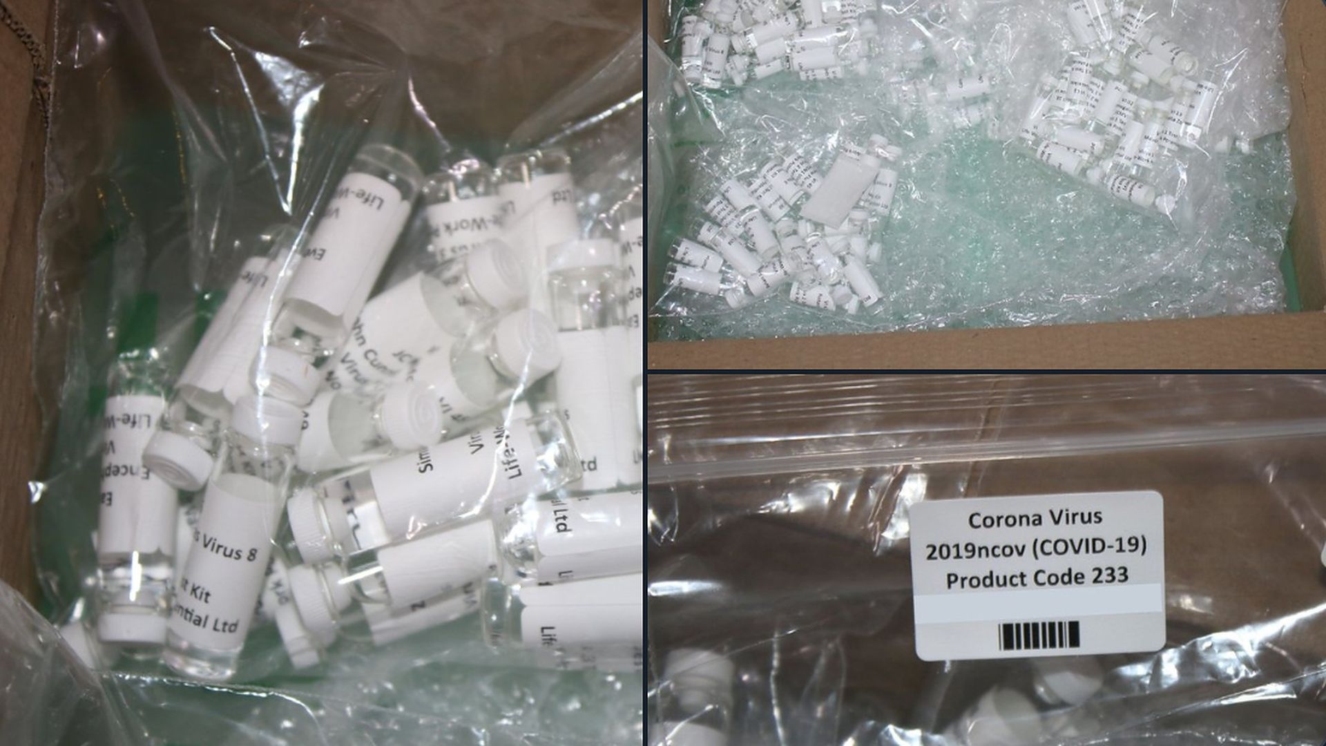 The fake coronavirus test kit