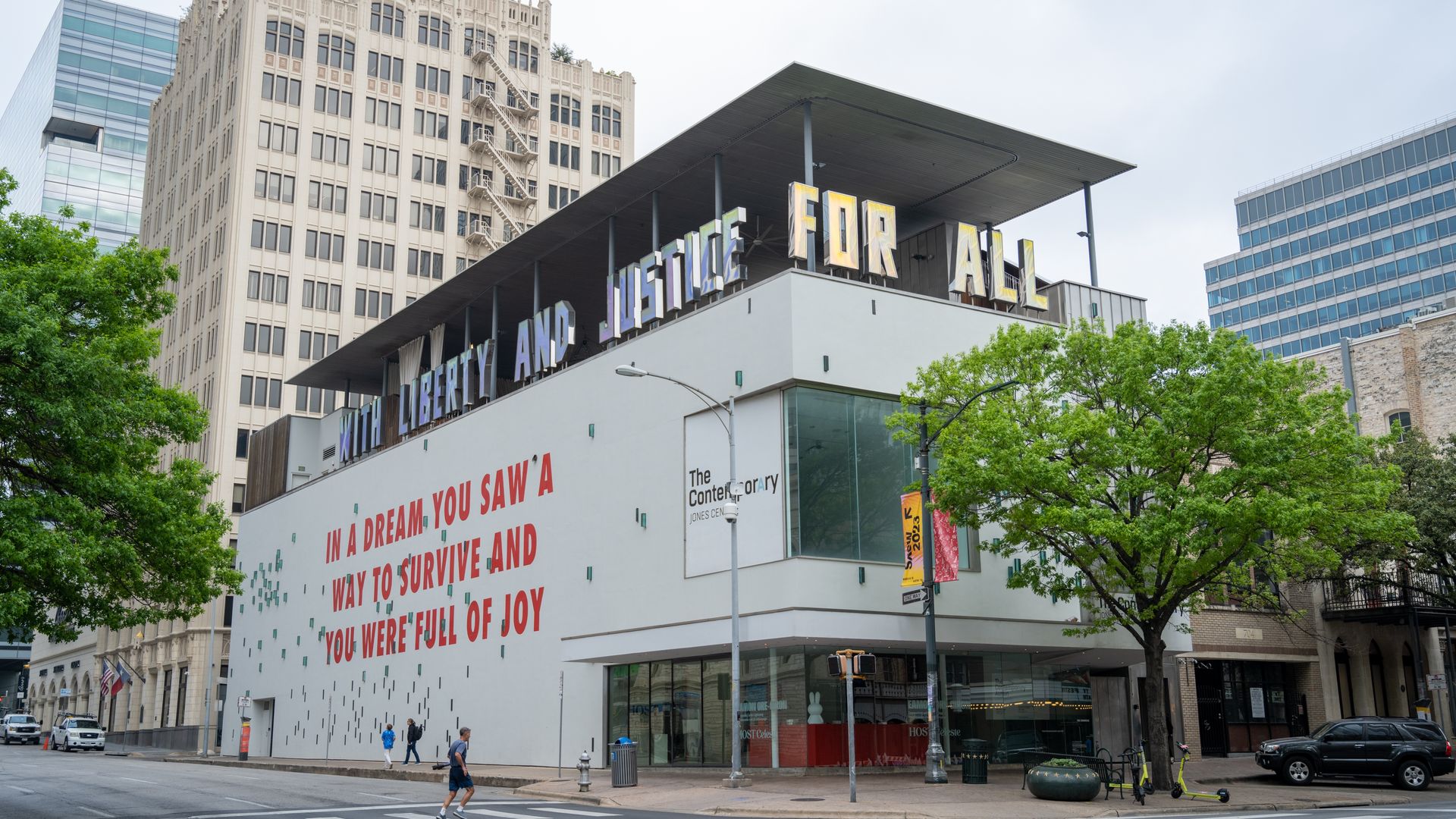 The exterior of the Contemporary Jones Center.