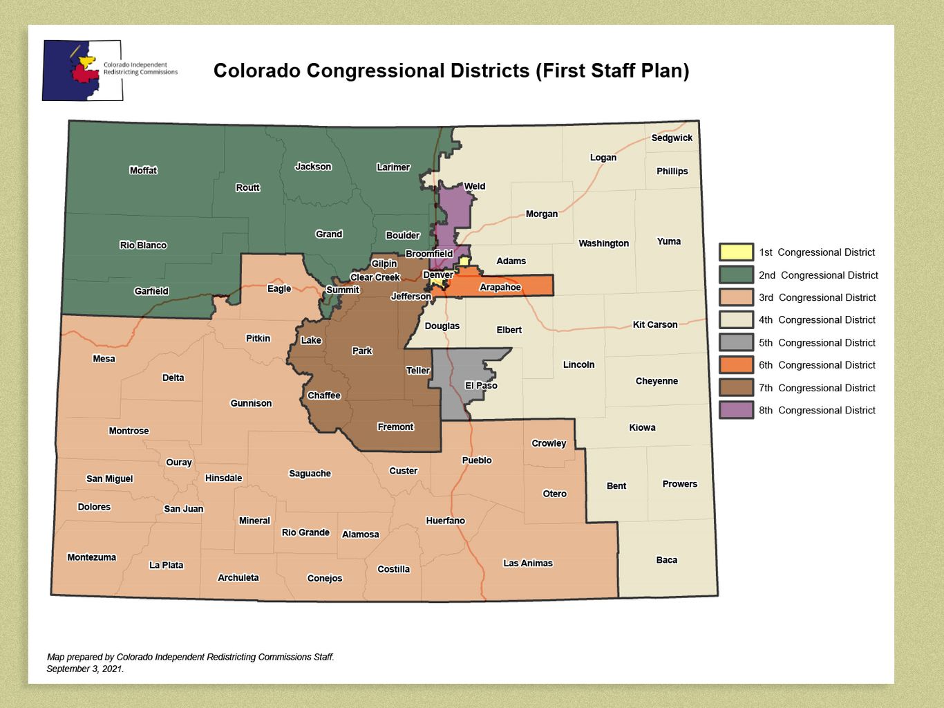 Colorado Political Map