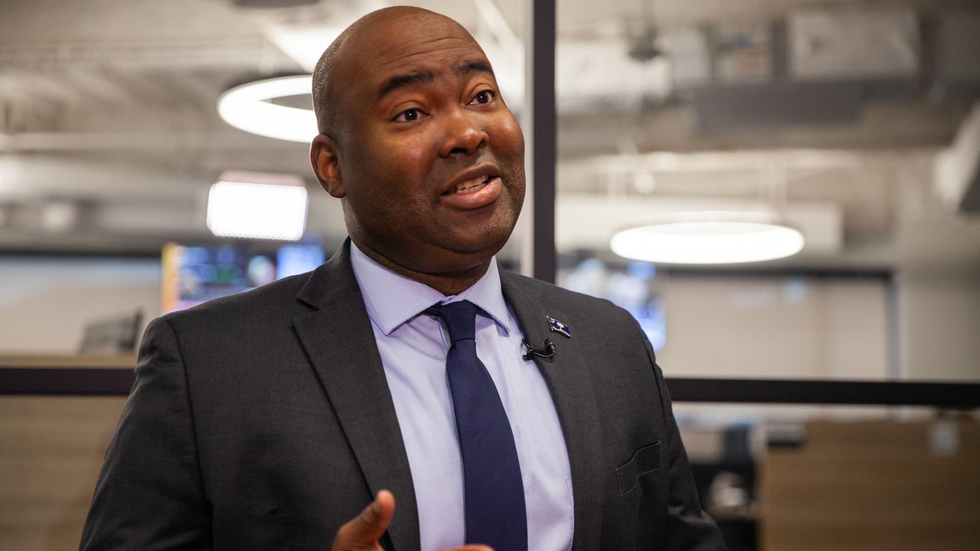 Jaime Harrison in a suit