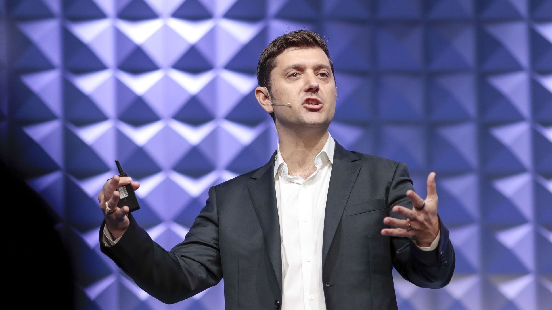 Ginkgo Bioworks CEO Jason Kelly at the Milken Institute Global Conference in 2019