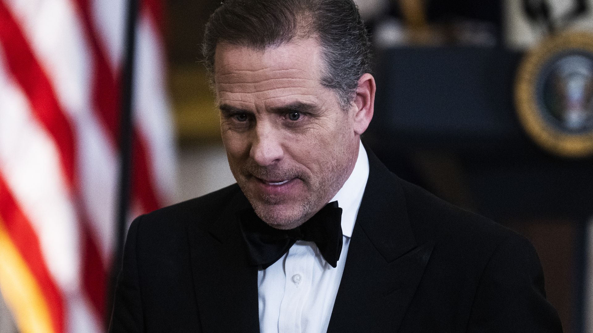 Hunter Biden attends the Kennedy Center Honorees reception in the East Room of the White House on Sunday, December 4, 2022. 