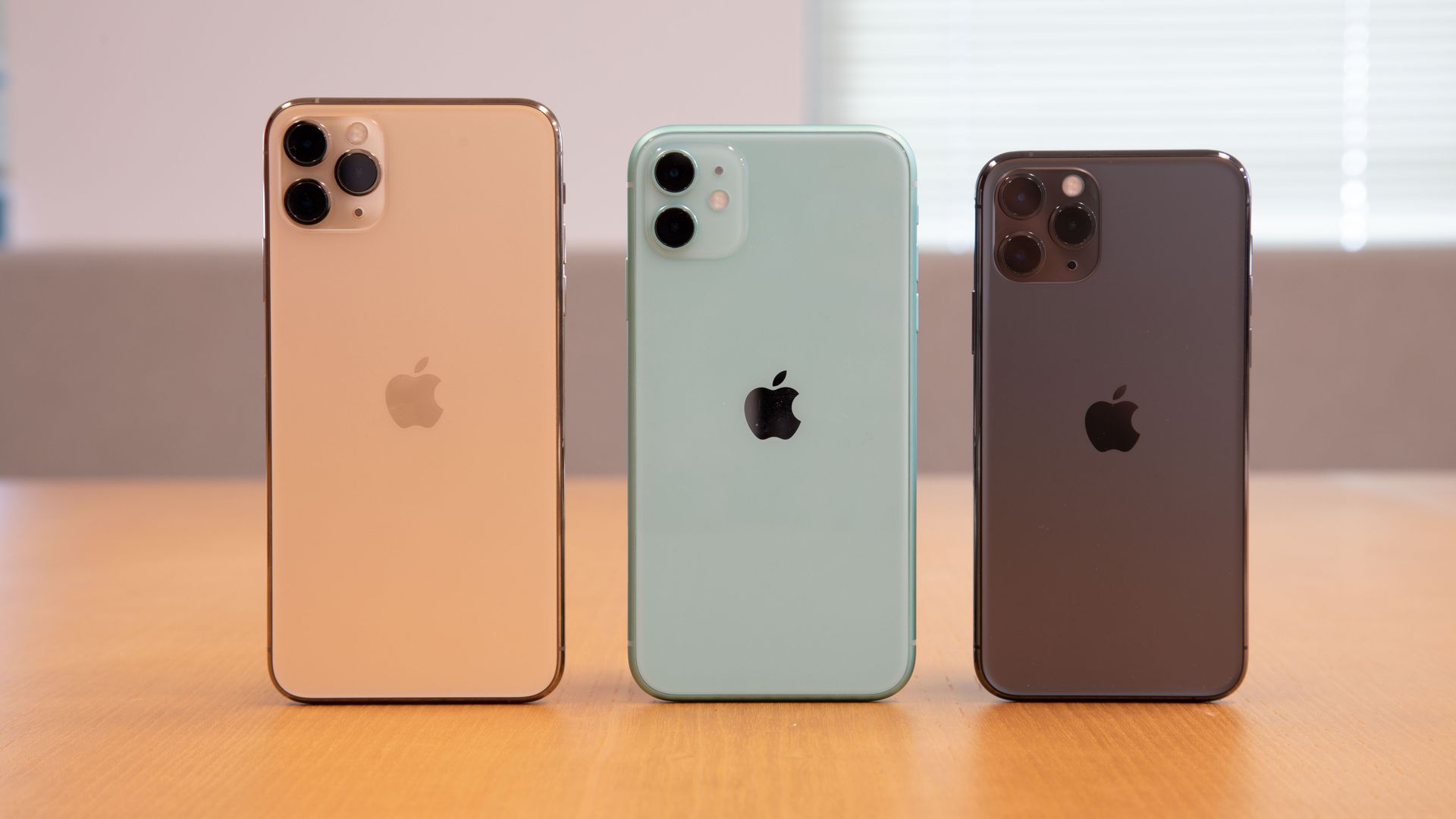 The iPhone 11 family, before undergoing testing by SquareTrade
