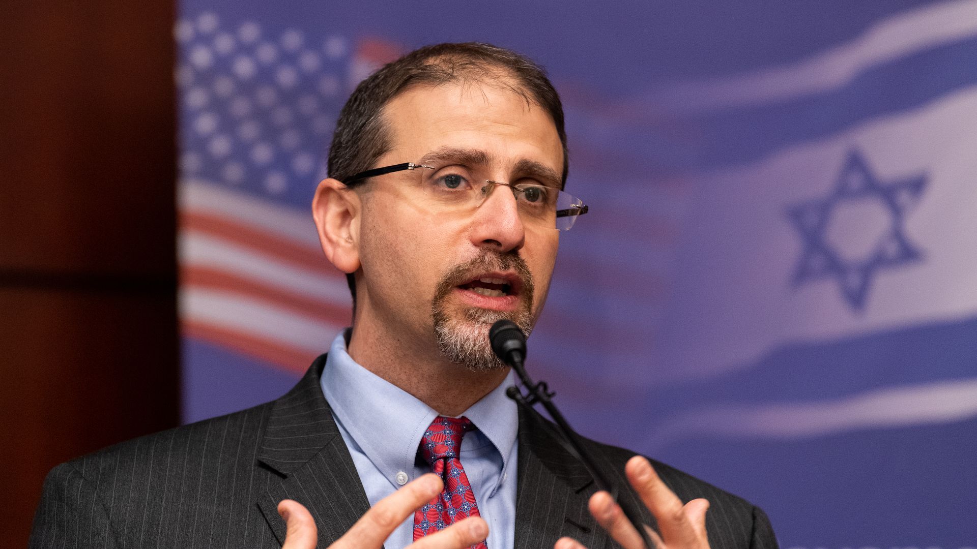 Former U.S. ambassador to Israel Dan Shapiro is seen speaking.