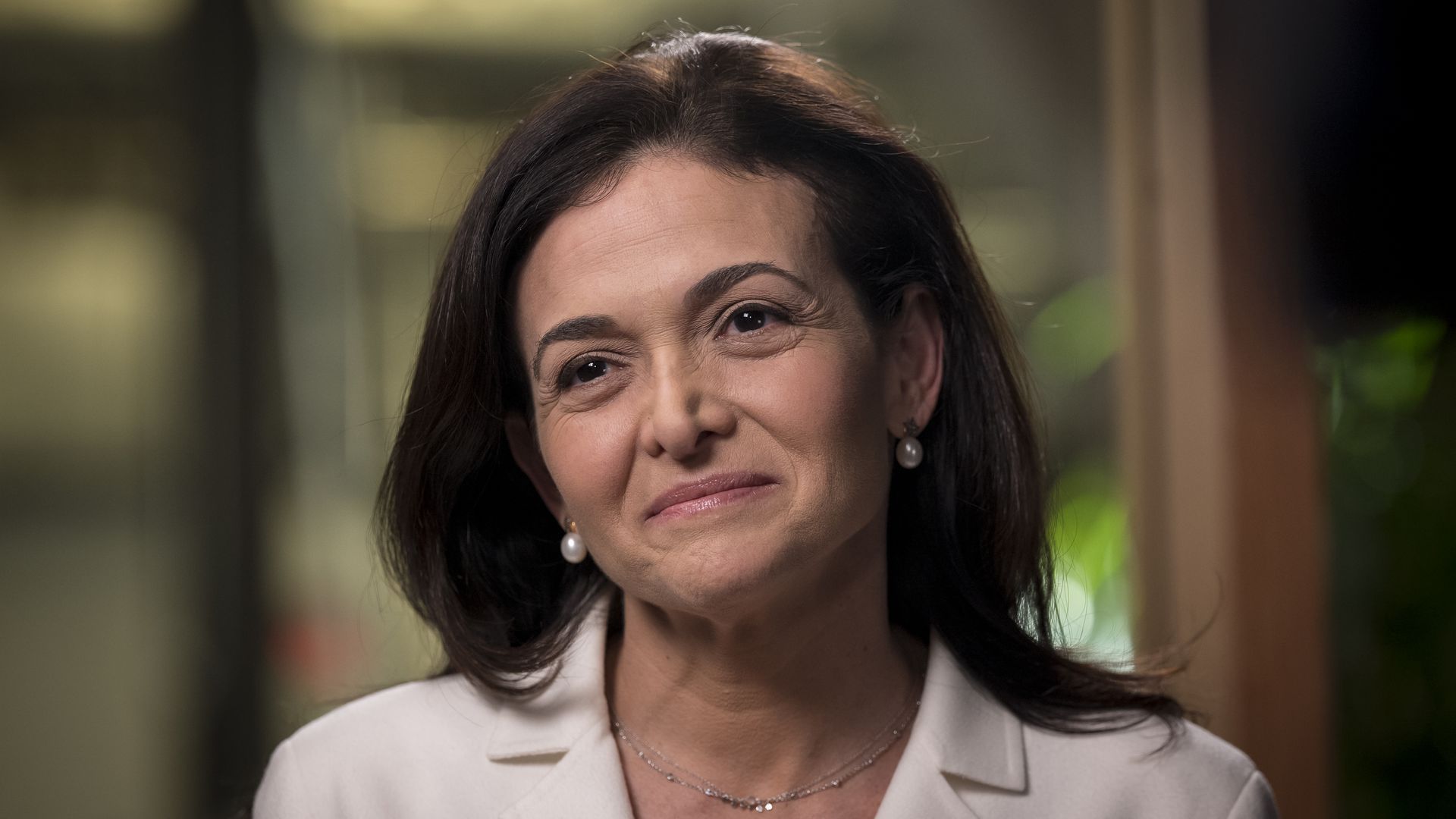 Sandberg in 2019; Bloomberg via Getty Images