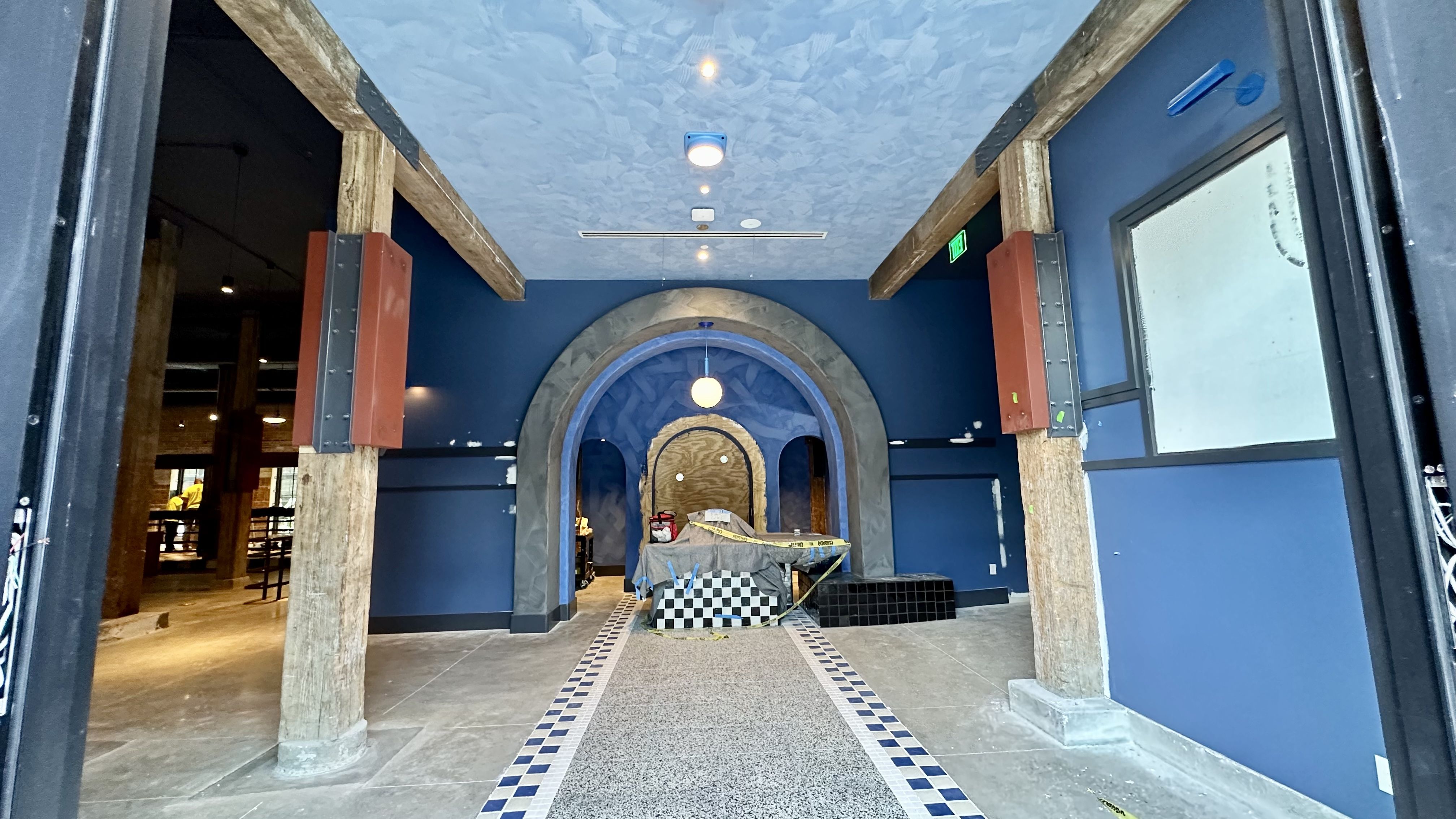 Photo shows the interior of Common House in New Orleans.