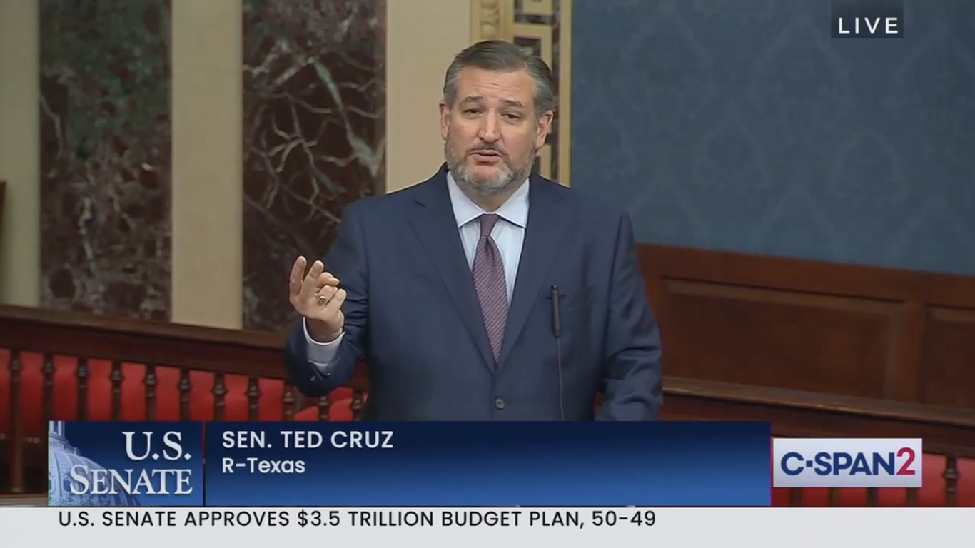 Ted Cruz blocks 4 a.m. attempt to pass Democrats' voting rights package