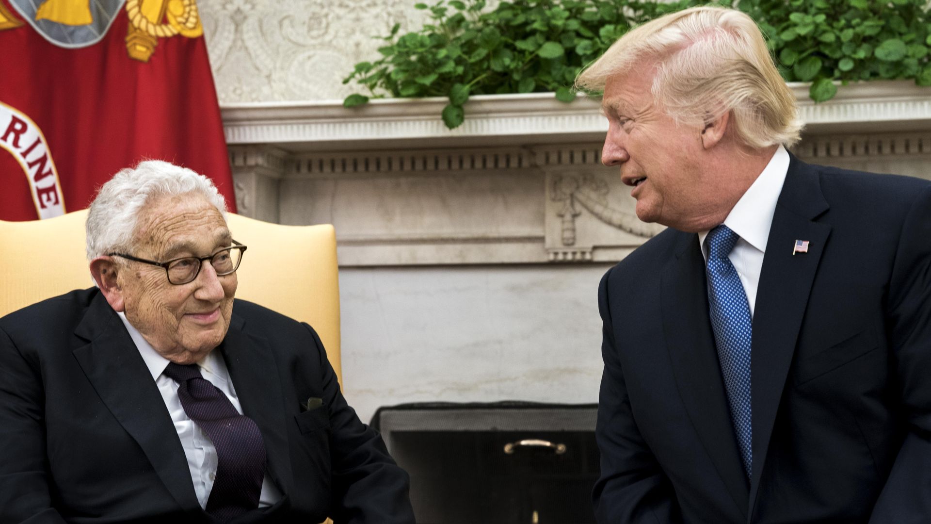 Trump también se dio el "gusto" de recibir a Kissinger. Lo hizo tres veces durante su presidencia.