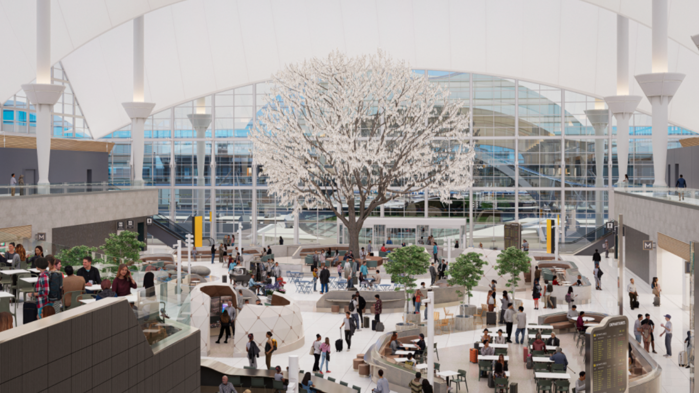 Denver International Airport unveils final phase of $2B Great Hall renovation