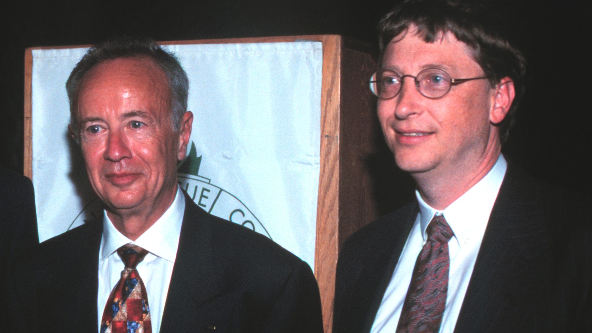 Photo of Andy Grove and Bill Gates