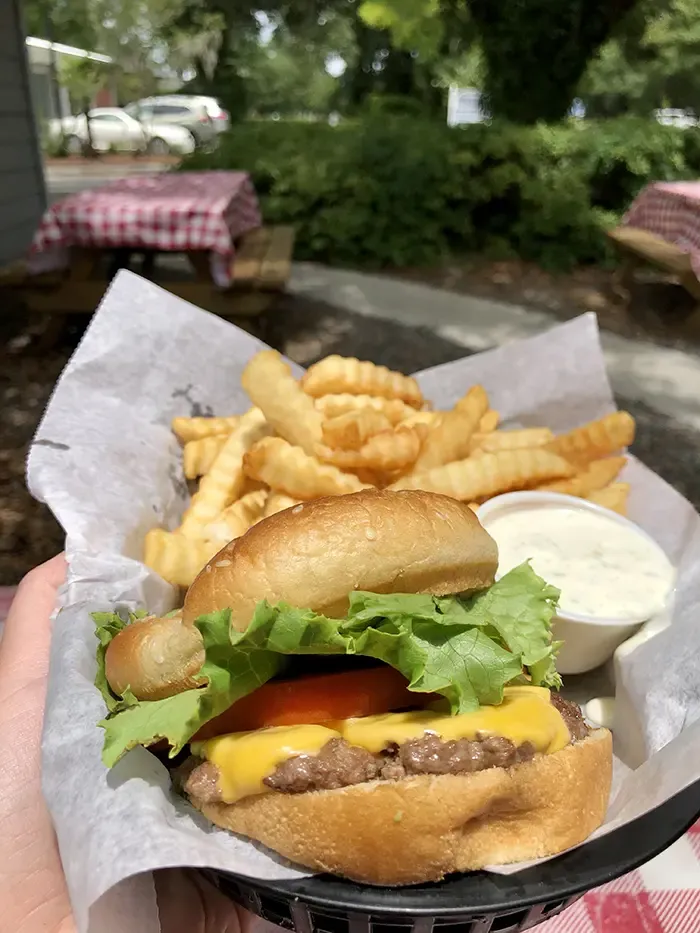 salt works cheeseburger