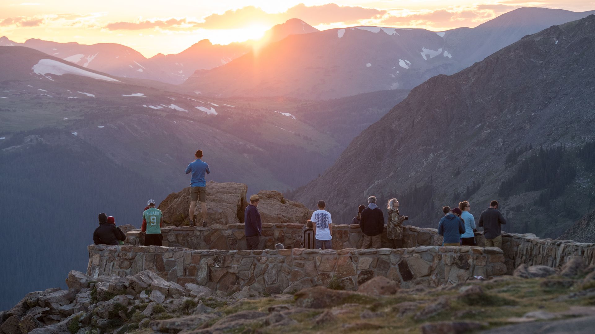 A view from Rocky Mountain National Park's Alpine Visitor Center. Photo: 	NurPhoto via Getty Images