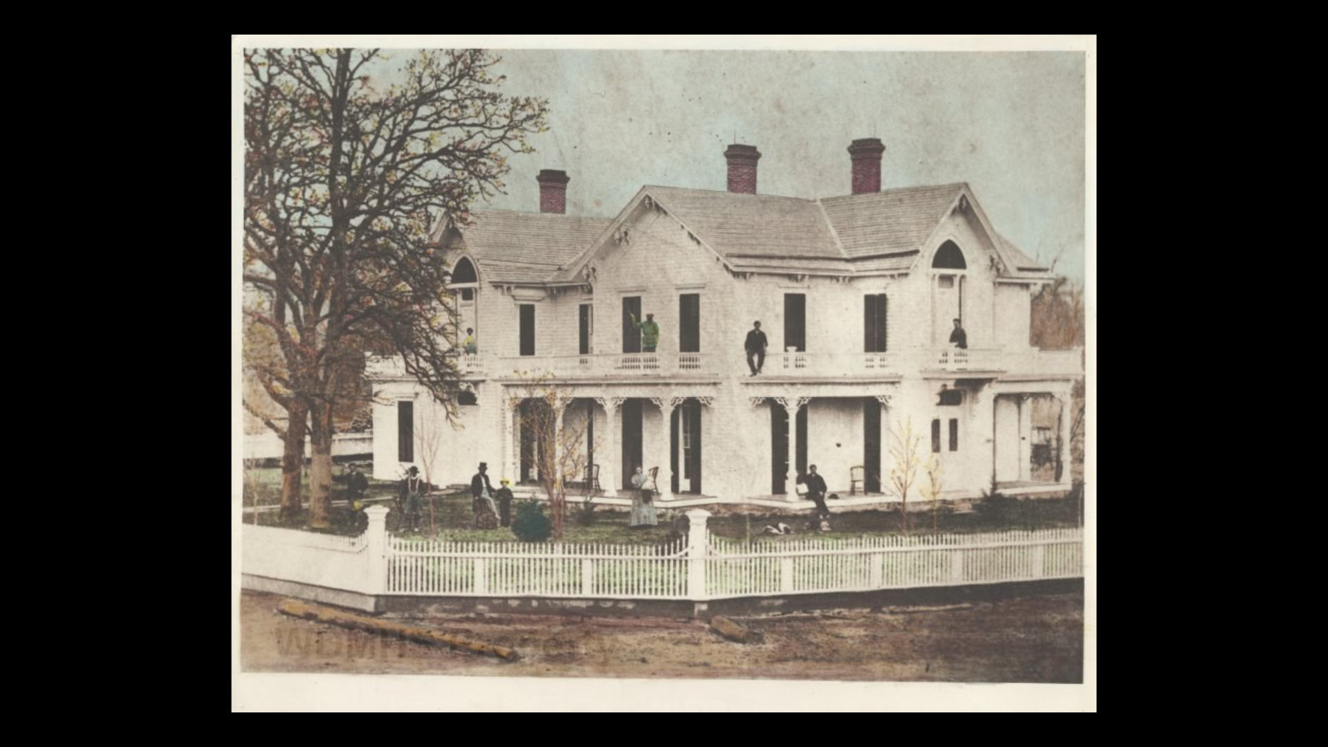 A photo of the Jordan House.