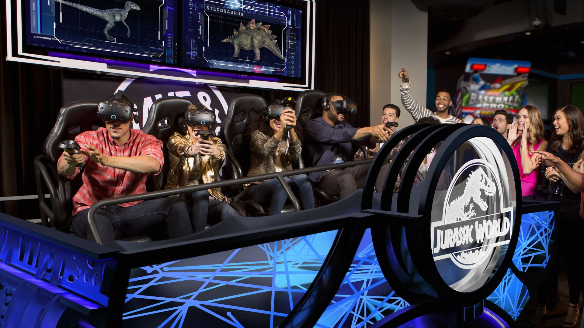 The Jurassic World VR experience