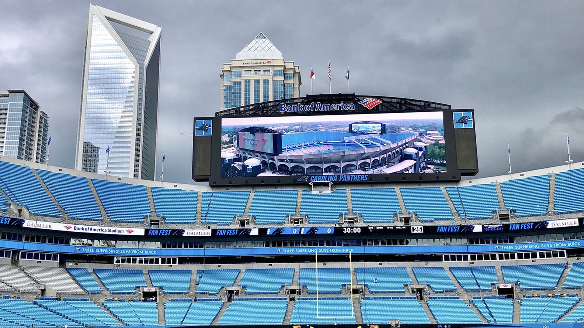 bank of america stadium uptown charlotte