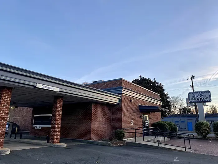 arcade in former bank North Charlotte
