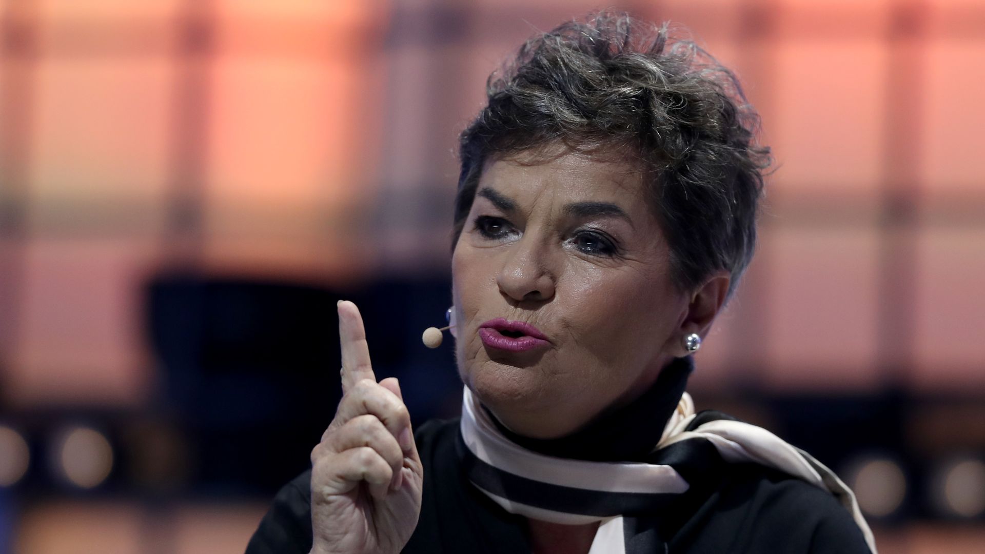 Paris Climate Accords architect Christiana Figueres at the 2019 Web Summit.