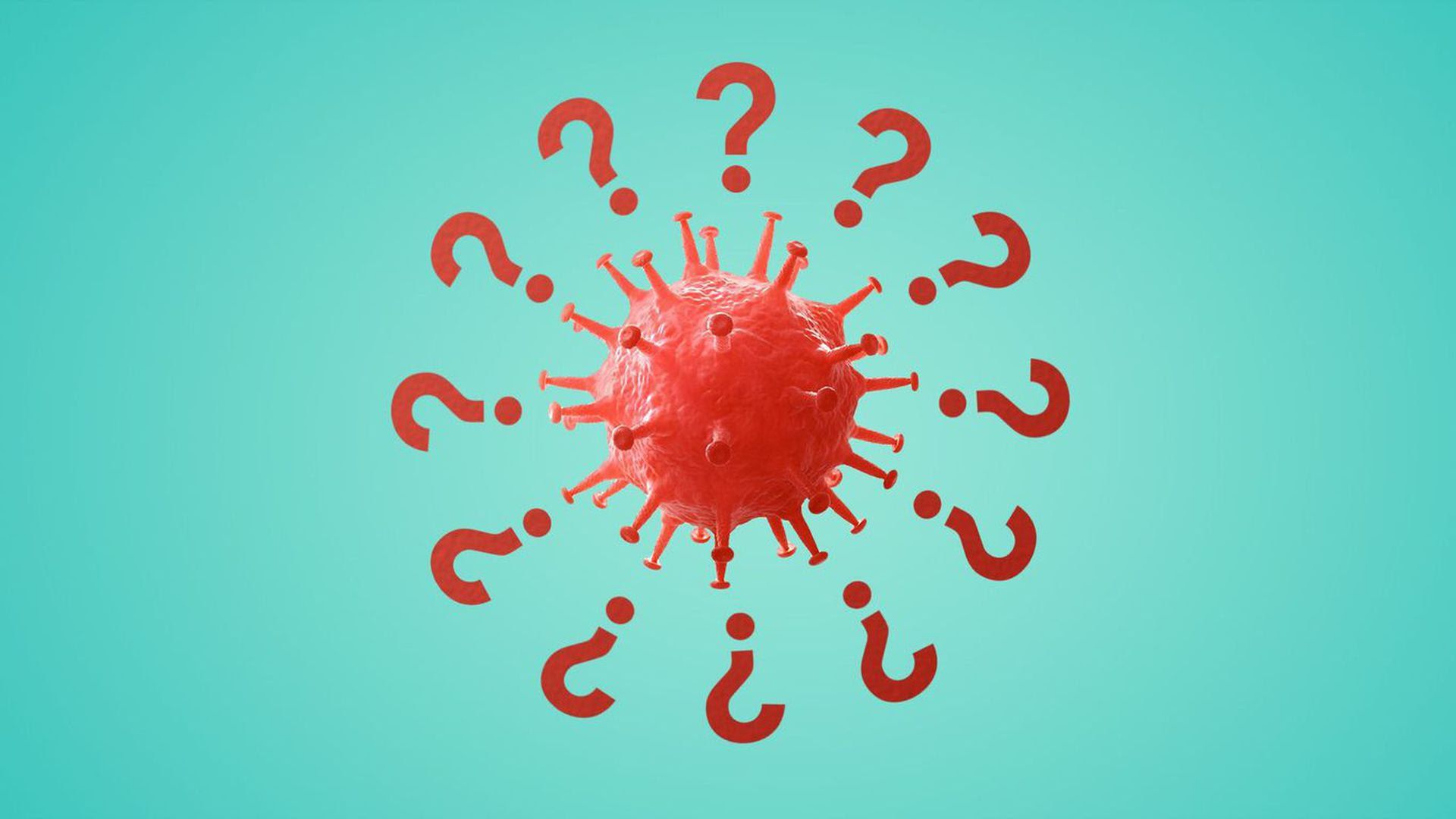 Illustration of microsome surrounded by question marks 