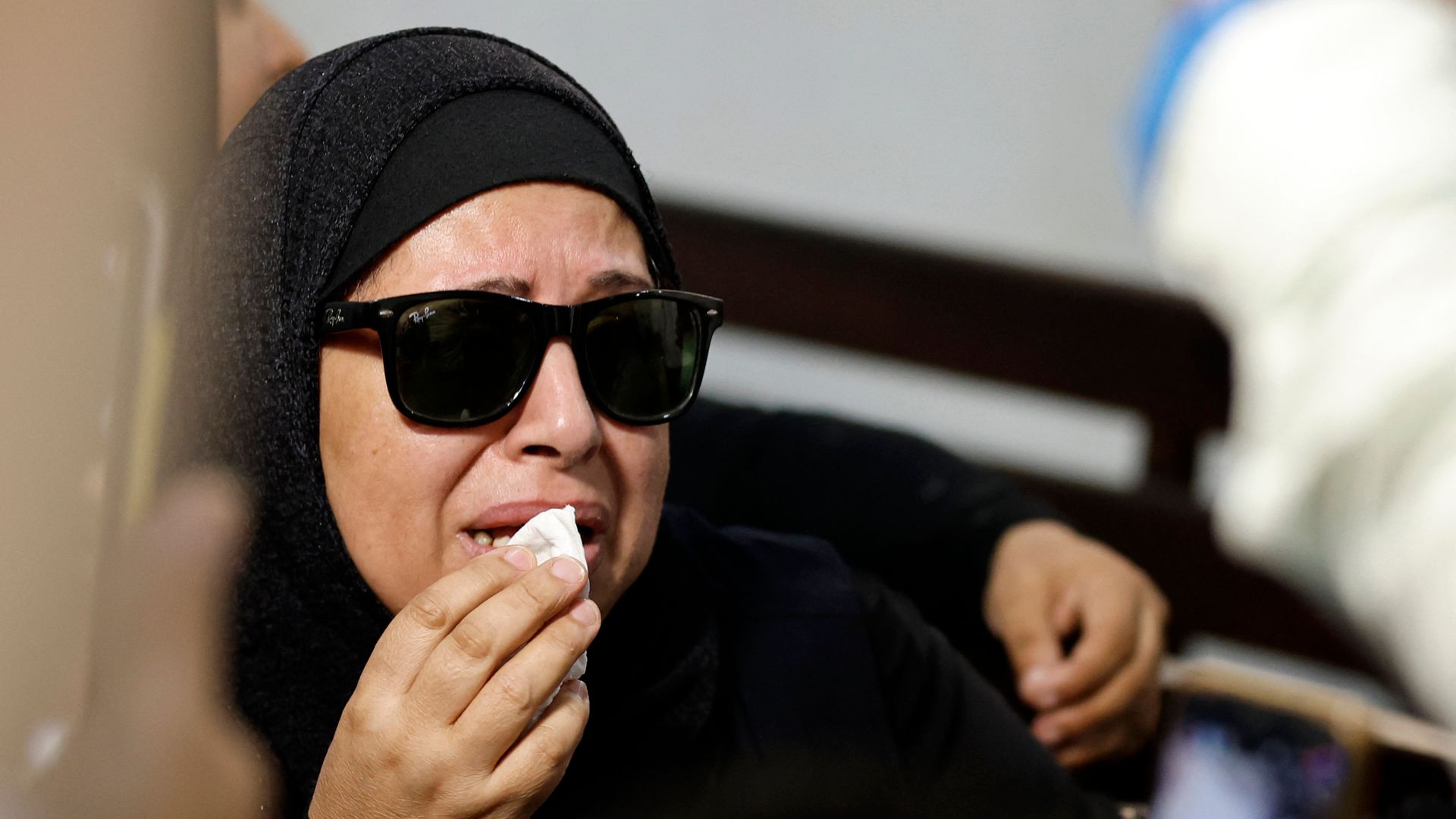 The mother of murdered university of Mansoura student Naira Ashraf