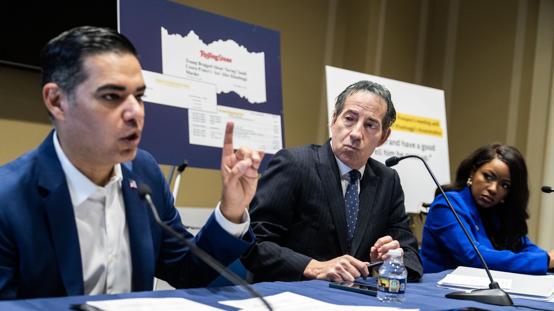 Reps. Garcia, Raskin and Crockett