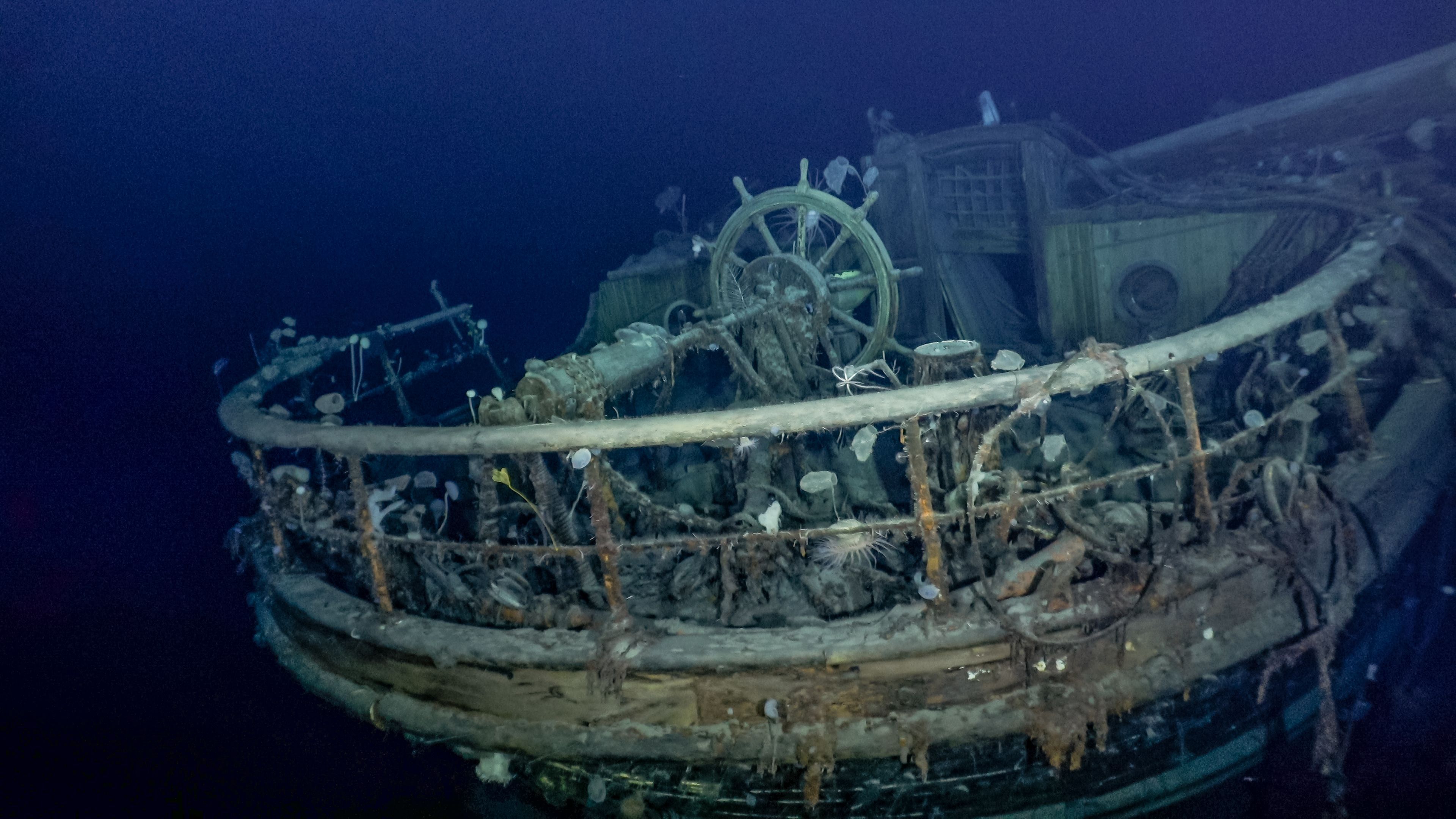  Video still: The Falklands Maritime Heritage Trust, National Geographic 