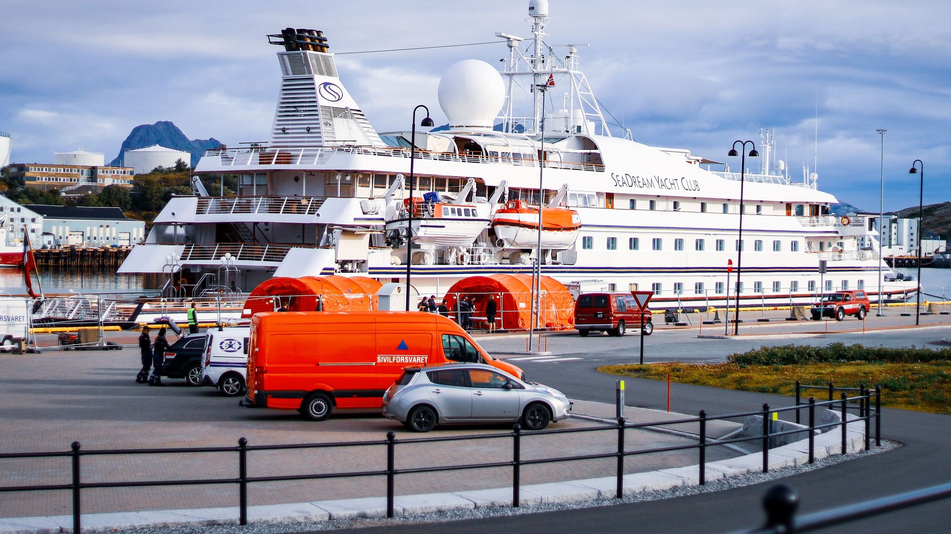 SeaDream cruise ship in Norway