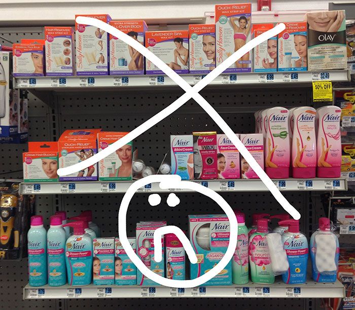 Drug Store hair removal options