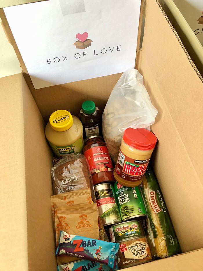 Box of Love volunteer family