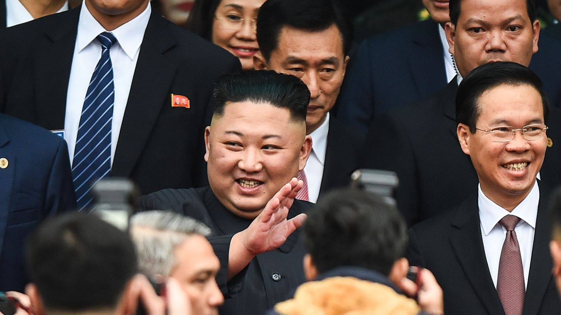 North Korea leader Kim Jong un arrives in Vietnam ahead of his summit with President Trump this week.