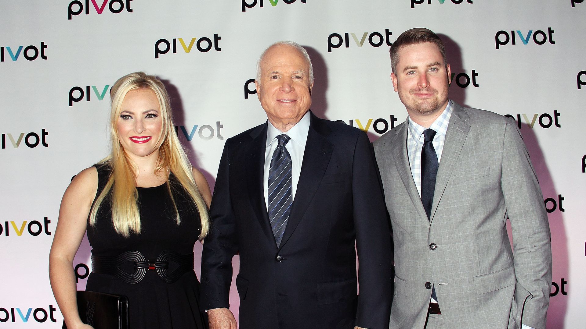 Sen. John McCain, Meghan McCain and Jimmy McCain attend "Raising McCain" Series New York Premiere at Tribeca Cinemas on September 12, 2013 in New York City. (Photo by Laura Cavanaugh/Getty Images)