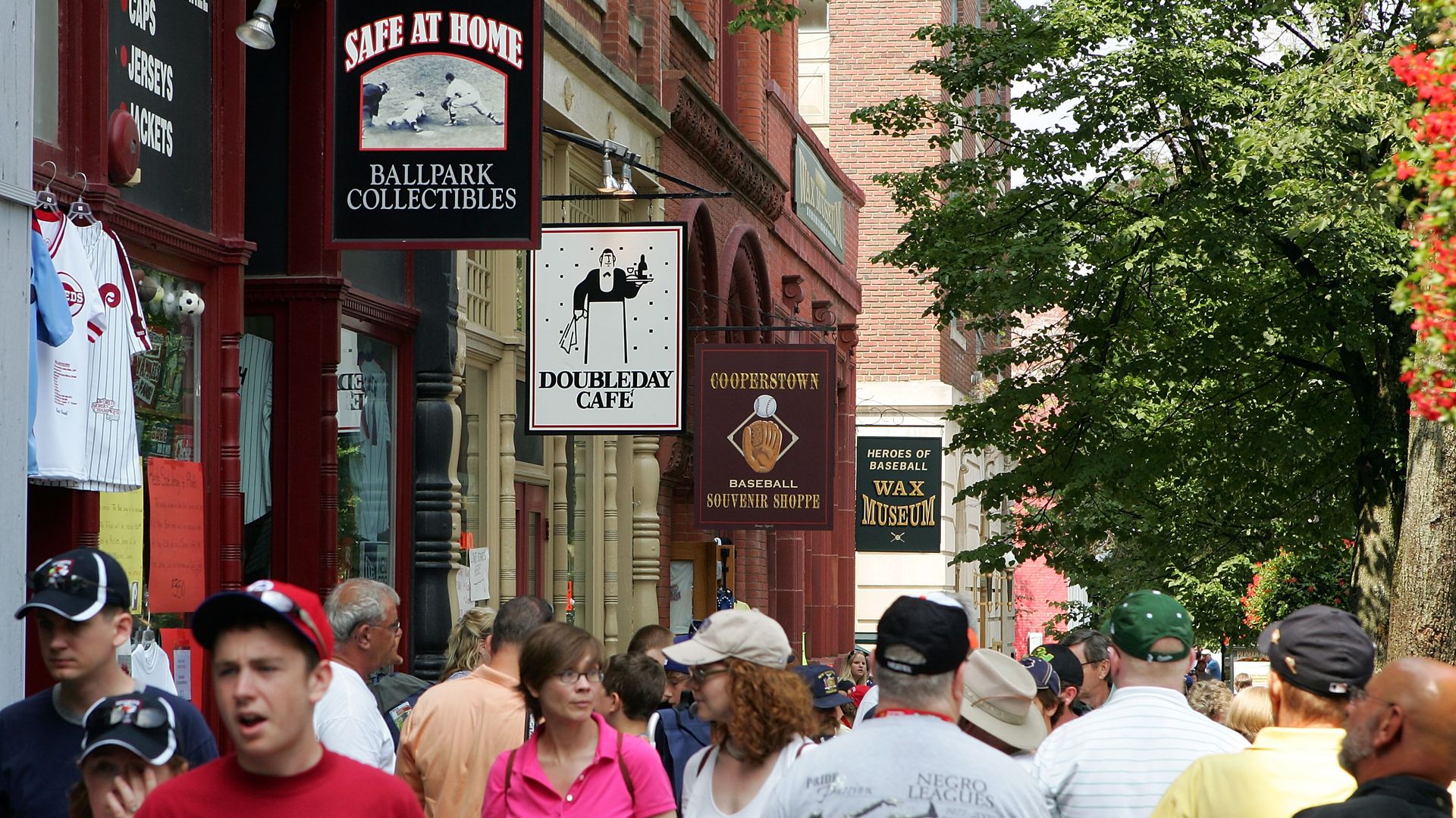 Main street in Cooperstown